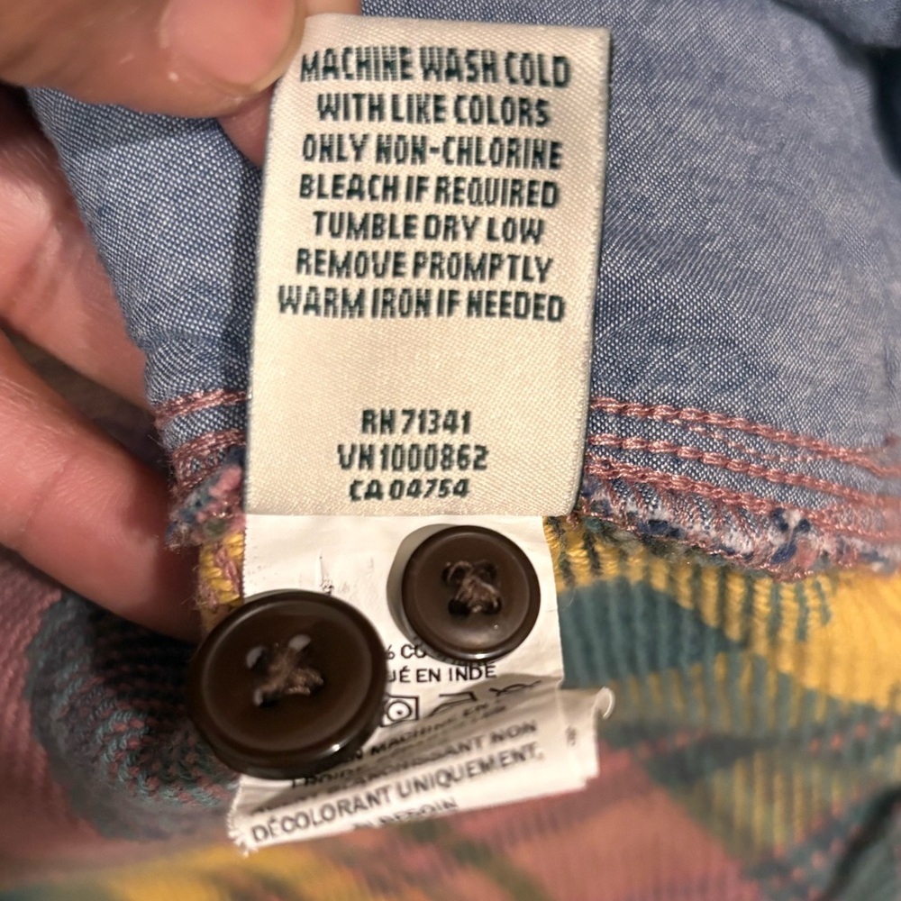 L.L. Bean Women's Plaid Shirt 100% Cotton - Picture 8 of 8